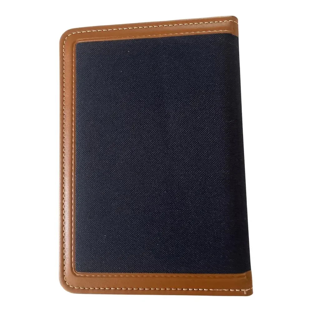 System Council 2 Blue/ Brown Railroad Note Pad Padfolio